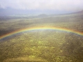 Hawaii - From a Helicopter Surrounded by a Rainbow