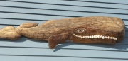 Maine - Boothbay Harbor Carved Whale