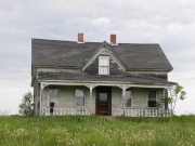 Maine - Dover Foxcroft House in a Field