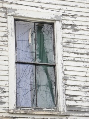 Maine - Monson Window Reflections