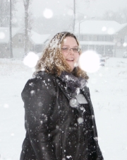 Rachel in the Snow