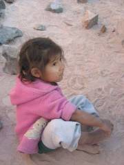 Missions Peru - Little Girl with Pink Jacket