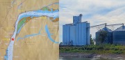 Silos as visual on map