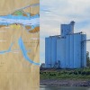 Silos as visual on map