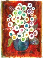 Vase with Posies
