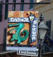 New Orleans - Sign - Toulouse Royale