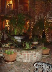 Motel Court Yard outside our rooom