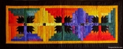 Rainbow Bear Claw Table Runner