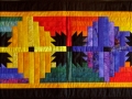 Rainbow Bear Claw Table Runner
