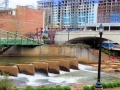 Greenville SC - Falls Park dam Background Construction