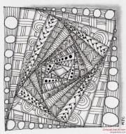 Zentangle - Paradox Variation