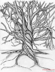 Zentangle Inspired Art - Tree