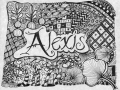 Zentangle Inspired Art - Alexis