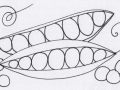 Zentangle - Pea Pod II